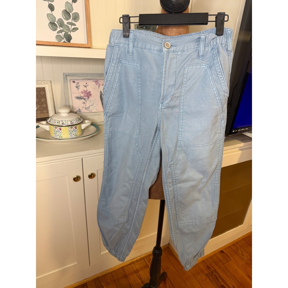 Pilcro and the Letterpress Light Blue Utility Jogger Pants Size 25 High Rise
